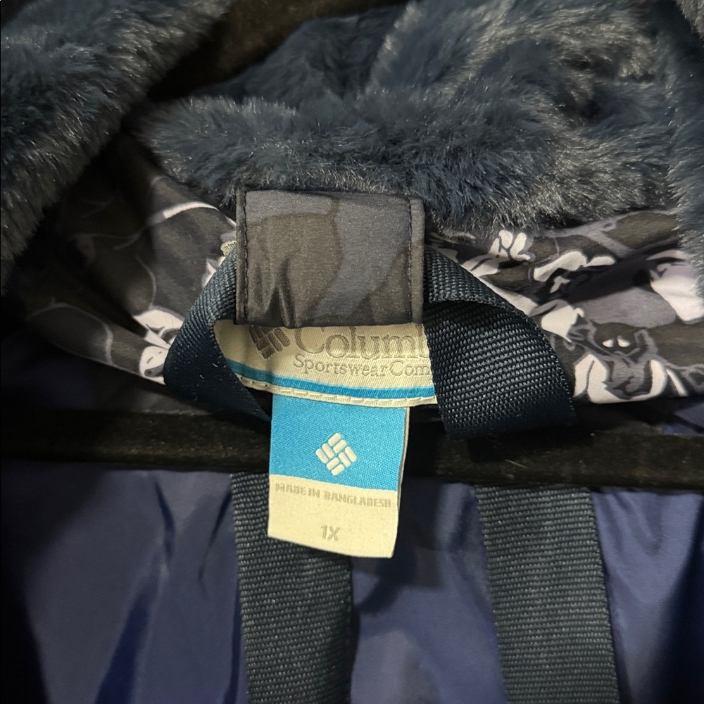 Columbia Boundless DaysPrint Long Down Jacket 1X - Picture 13 of 13